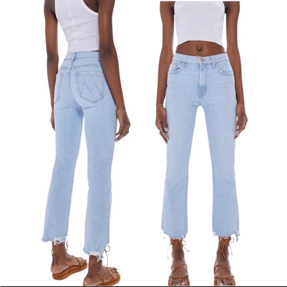 MOTHER The Insider Crop Step Chew Size 27 Color Mentally Elsewhere